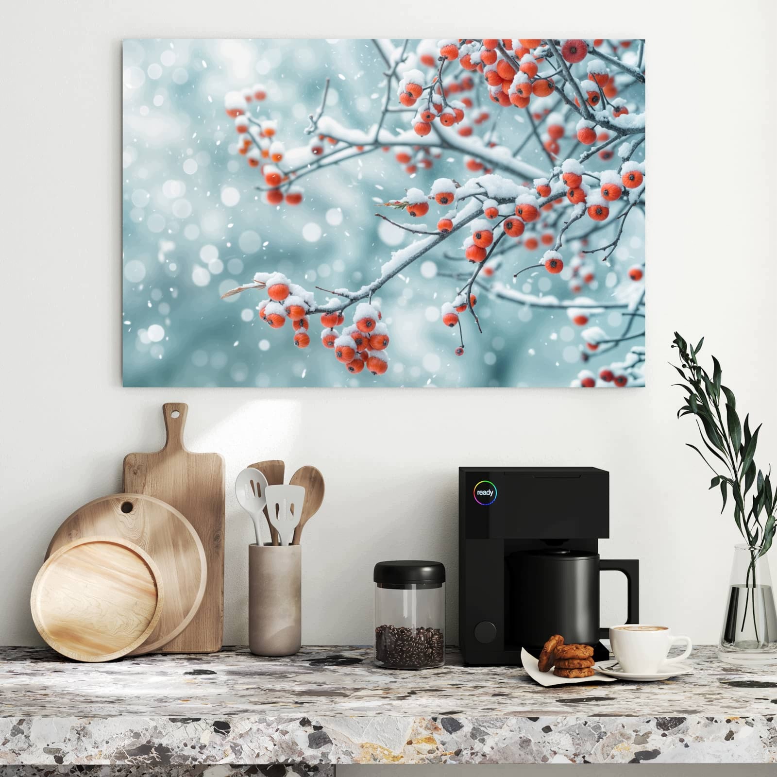 Magnetická tabule Bobule Sníh 90 × 60 cm
