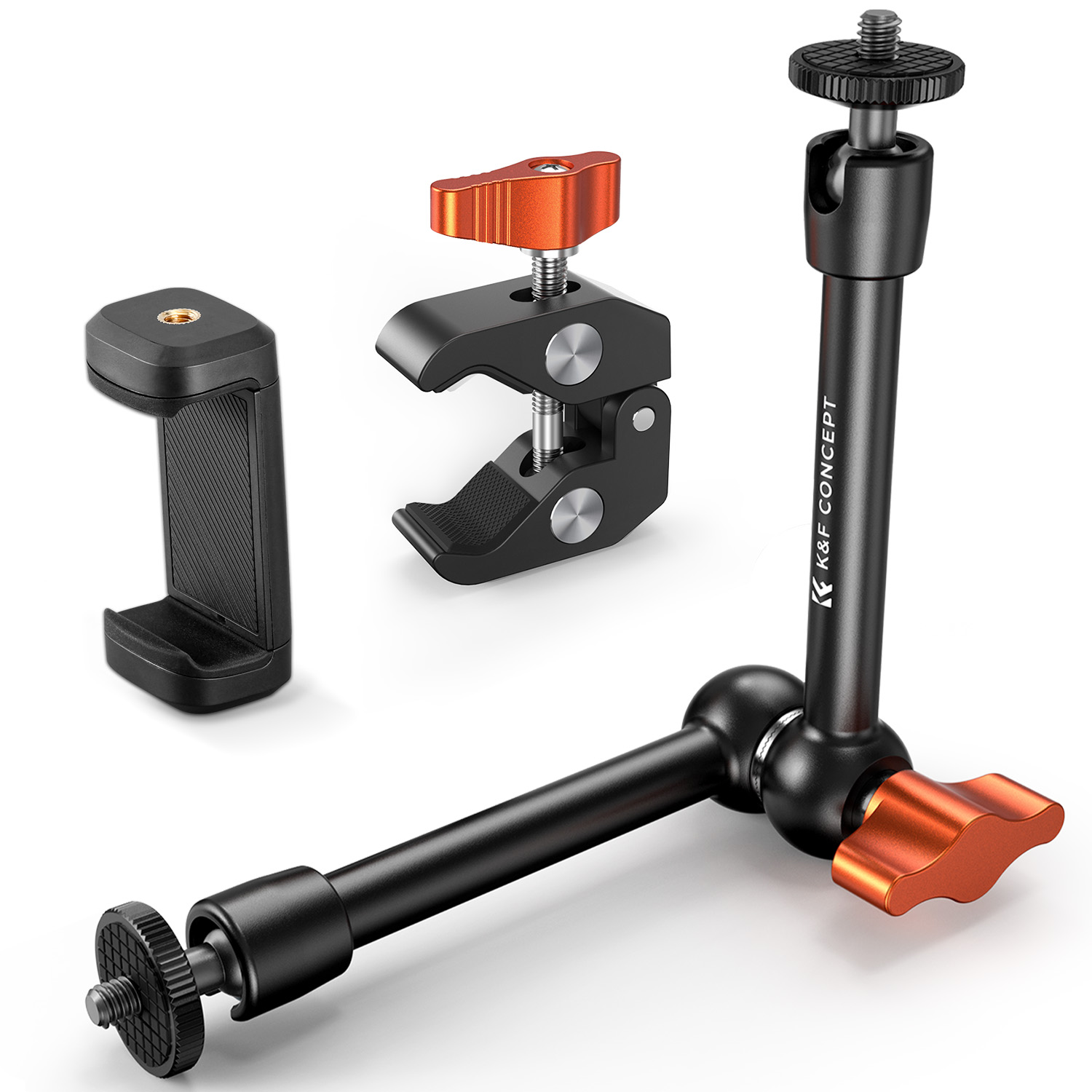 Montážní rameno Magic Arm Clamp 1/4 3/8 Svorka 15-55 mm Držák telefonu