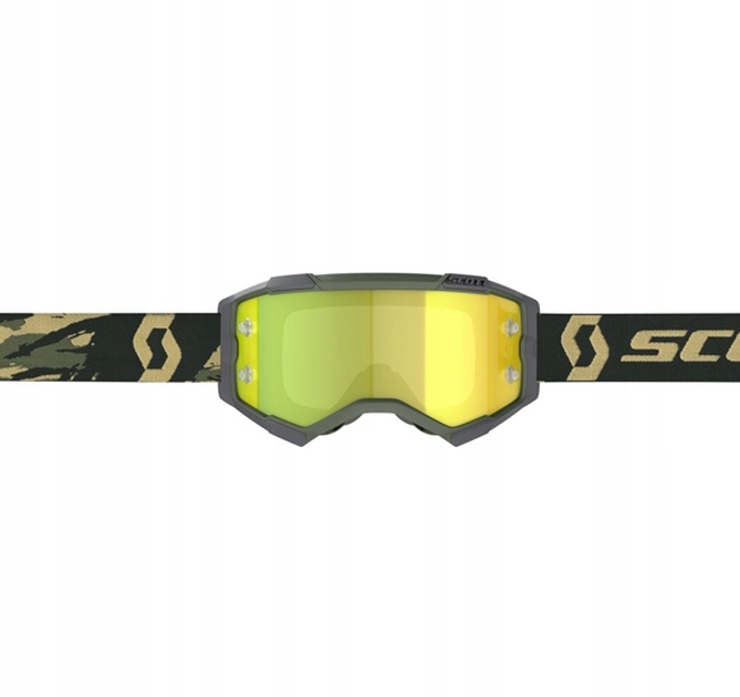 Gogle Scott Fury Camo Kaki Yellow Chrome+Clear Producent Scott