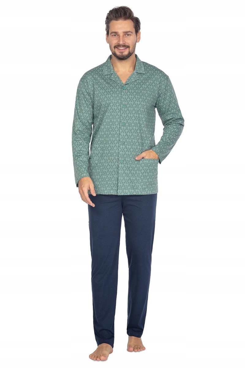 Pánské Pyžamo 463/3XL, Zelená Barva