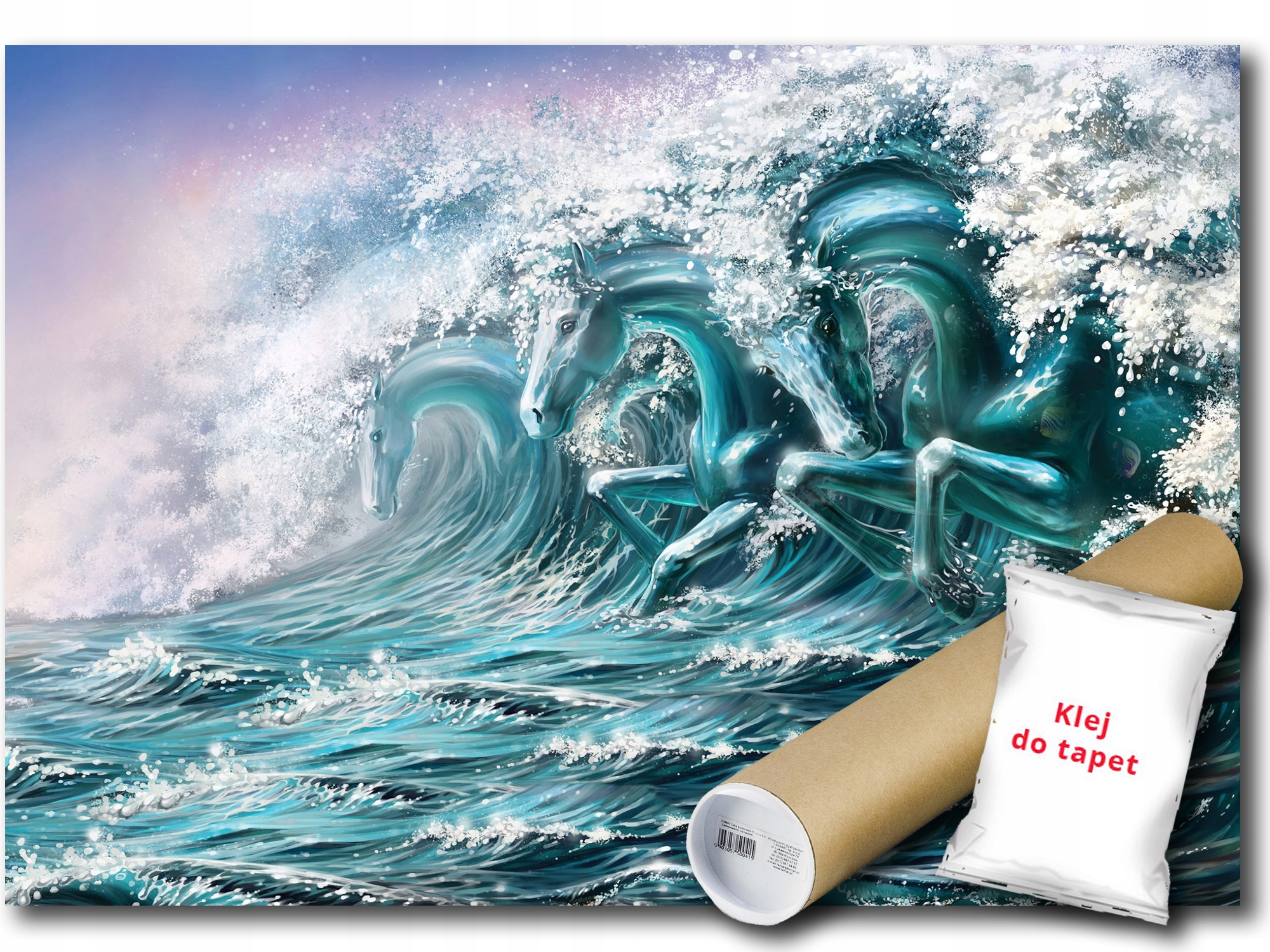 Vinylová Fototapeta Koně Vlna Hřívy 368x254 cm