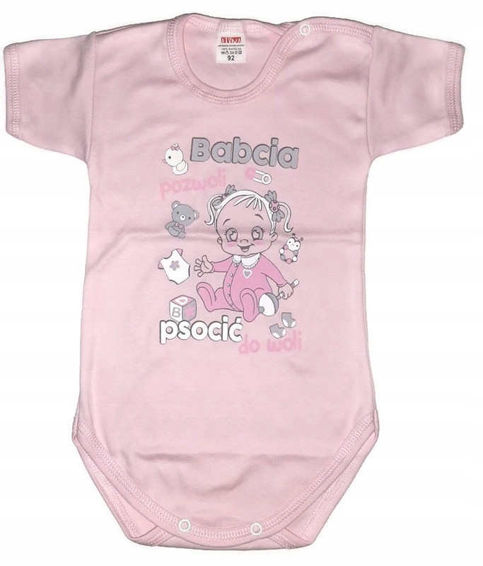 BODY KRÓTKI RĘKAW! Śmieszne napisy! Rozm. 92 Marka Inna marka