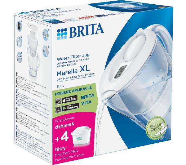 Dzbanek filtrujący Brita Marella XL 3,5l 4 wkłady biały