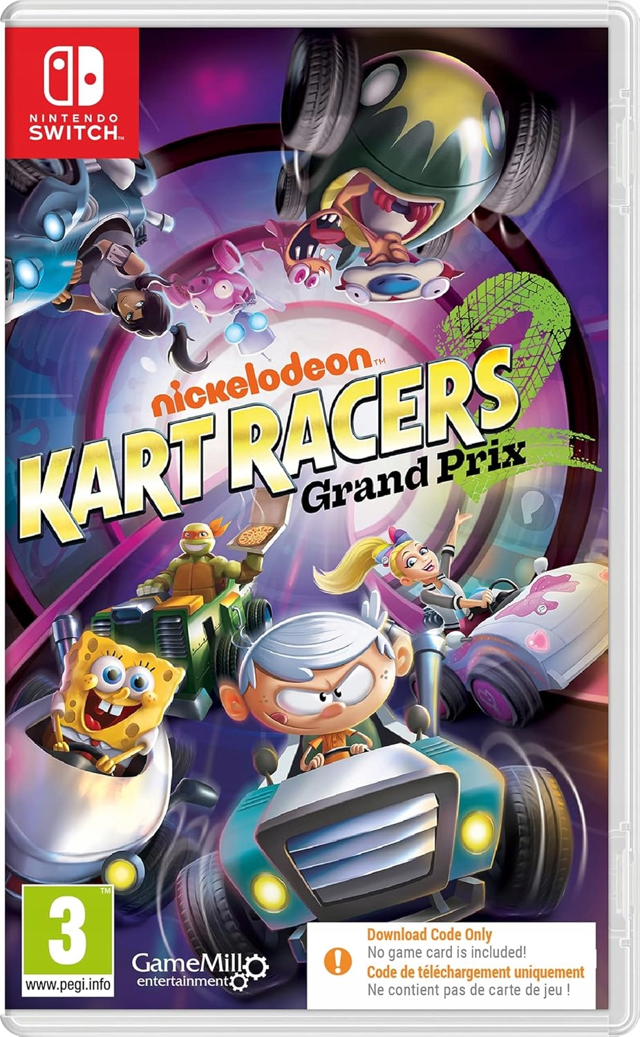 Nickelodeon Kart Racers 2: Grand Prix Nintendo Switch wyścigi dla dzieci