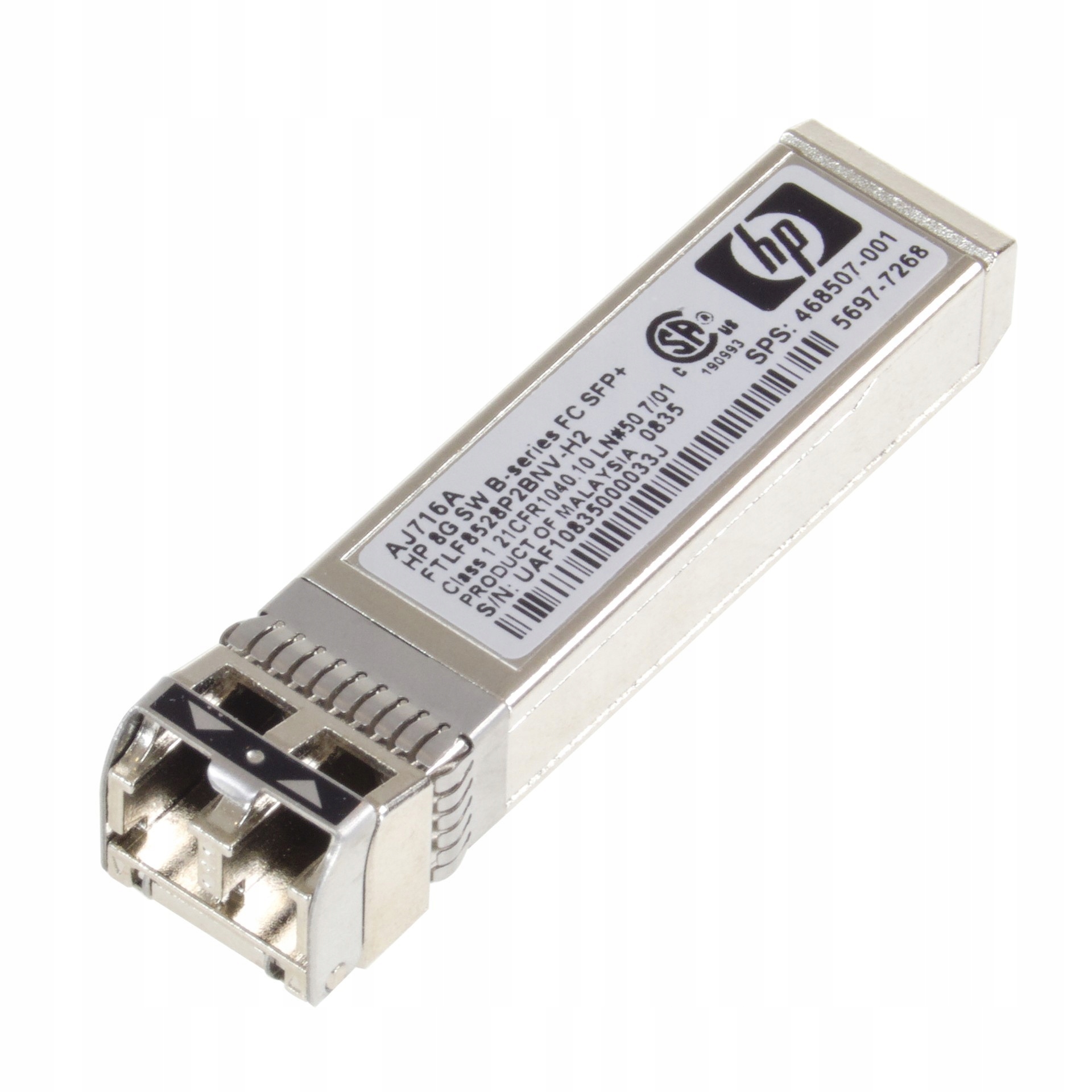 Wkładka Gbic HP AJ716A FTLF8528P2BNV-H2 8Gb FC SW SFP+