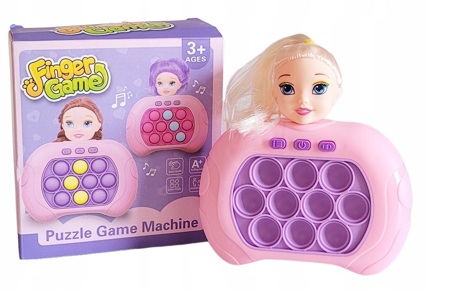 GRA ZRĘCZNOŚCIOWA ELEKTRONICZNA POPIT LALKA Marka LEANToys