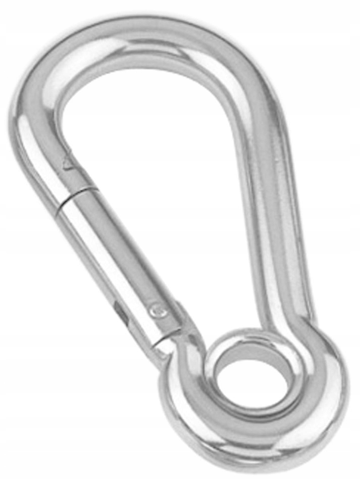 

Karabińczyk Z Kauszą, z oczkiem 5x50 Nierdzewny A4