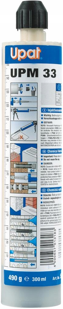 Injekčná malta živica Upat Upm 33 300 ml 12ks