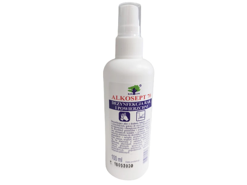 

Barlon Alkosept 70 100ml płyn do dezynfekcji rąk