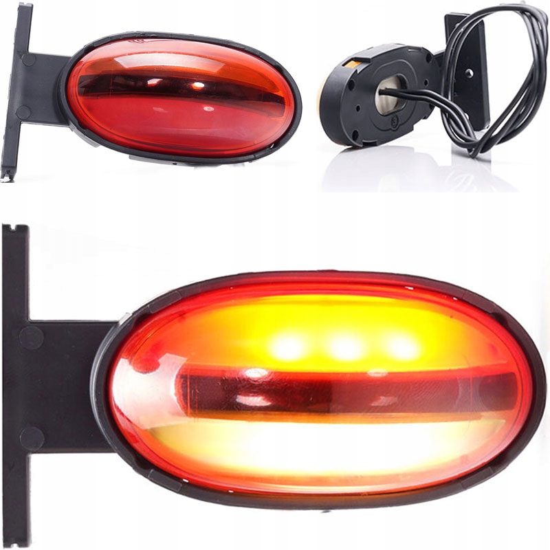 LAMPA OBRYSOWA ZESPOLONA LED PRZEDNIO-TYLNA WAŚ