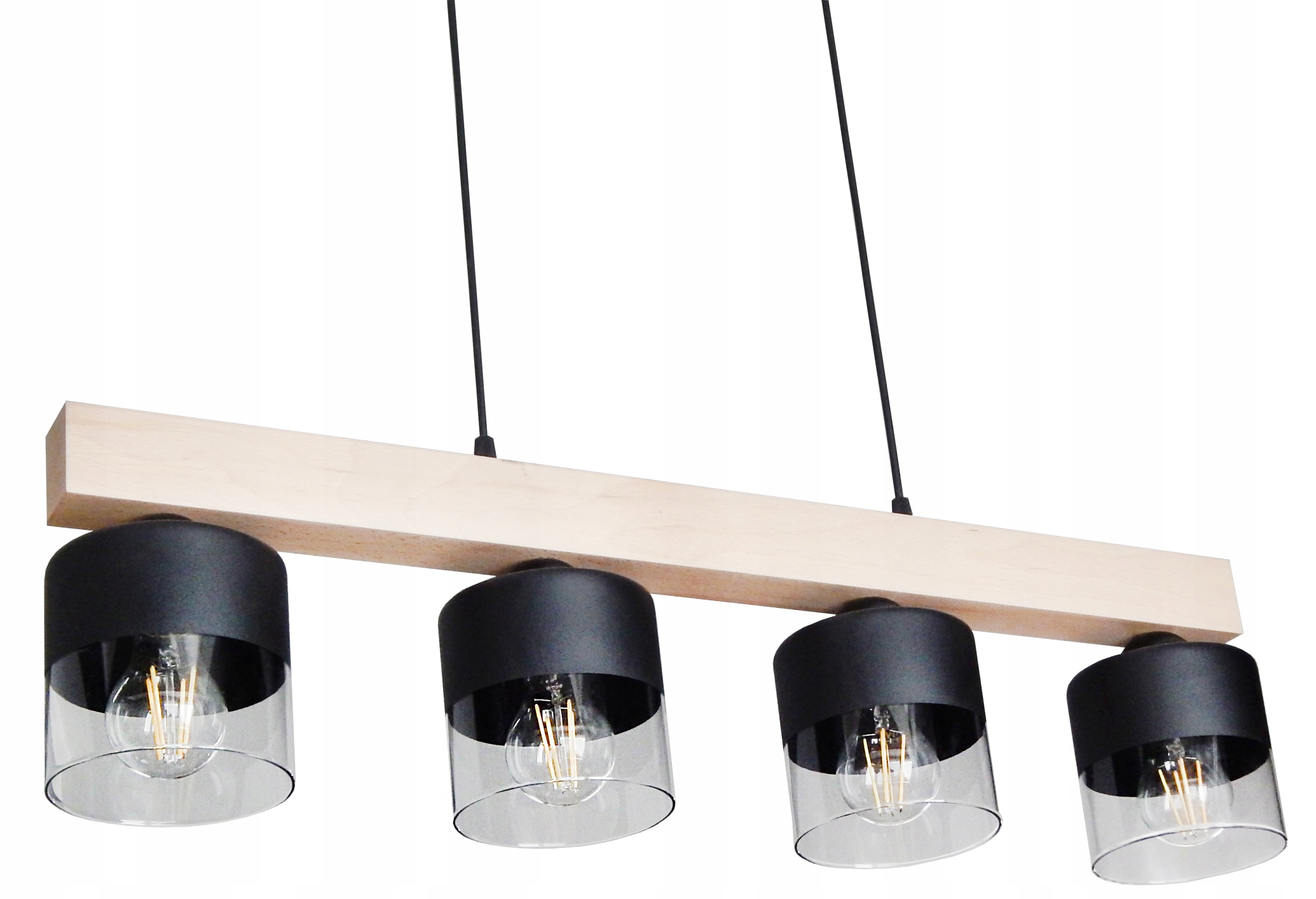 Závěsné Svítidlo Stropní Led Lustr Loft Dřevo Obývací Pokoj Ložnice Pokoj Hala