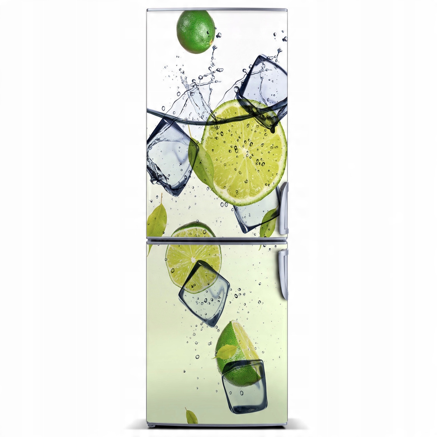 

Fototapeta magnesowa na lodówkę Limonki i lód