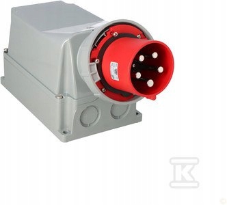 Zásuvka Prijímača Pevná 125A/5P/400V IP67