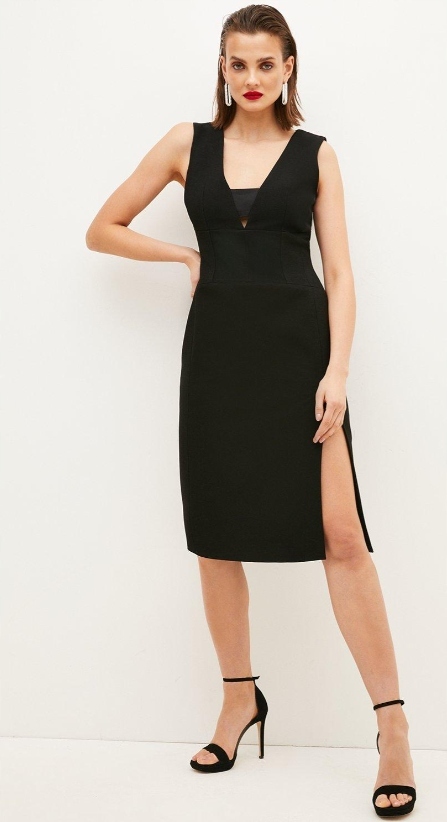 Karen Millen Šaty Černá Koktejlová 36 Y1B