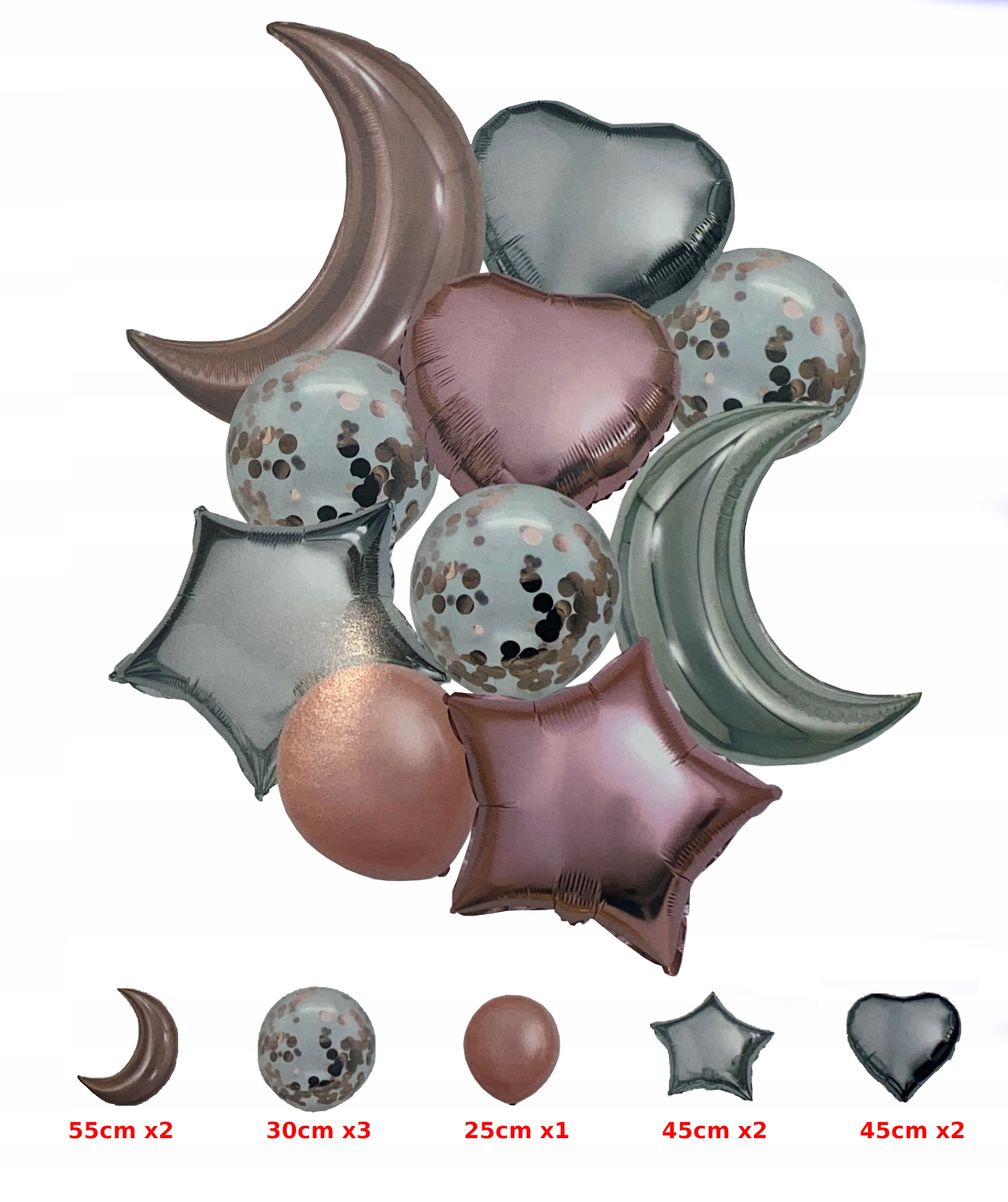 

XXL Zestaw Balonow Foliowych Na Impreze Przyjecie