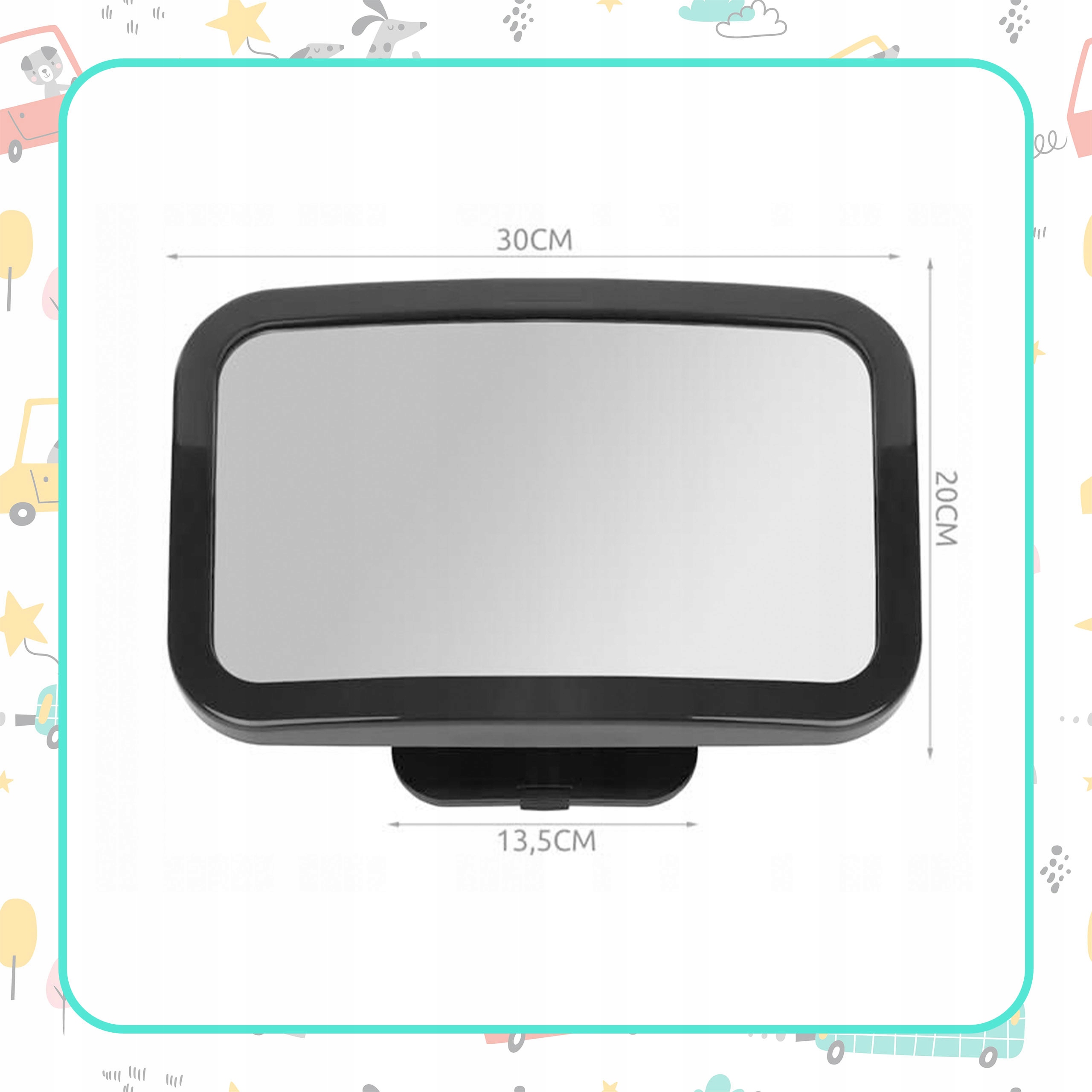 LUSTERKO DO OBSERWACJI DZIECKA W SAMOCHODZIE Typ samochodu Samochody osobowe