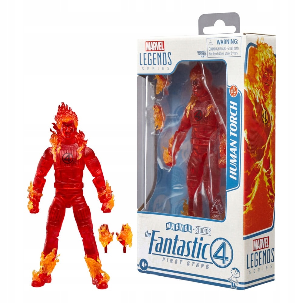 Akční figurka Marvel Legends Hasbro Johnny Storm z Fantastické čtyřky