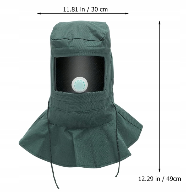 MASKA DO PIASKOWANIA Z KASKIEM HEŁM OCHRONNY Większe pole widzenia Rodzaj inna