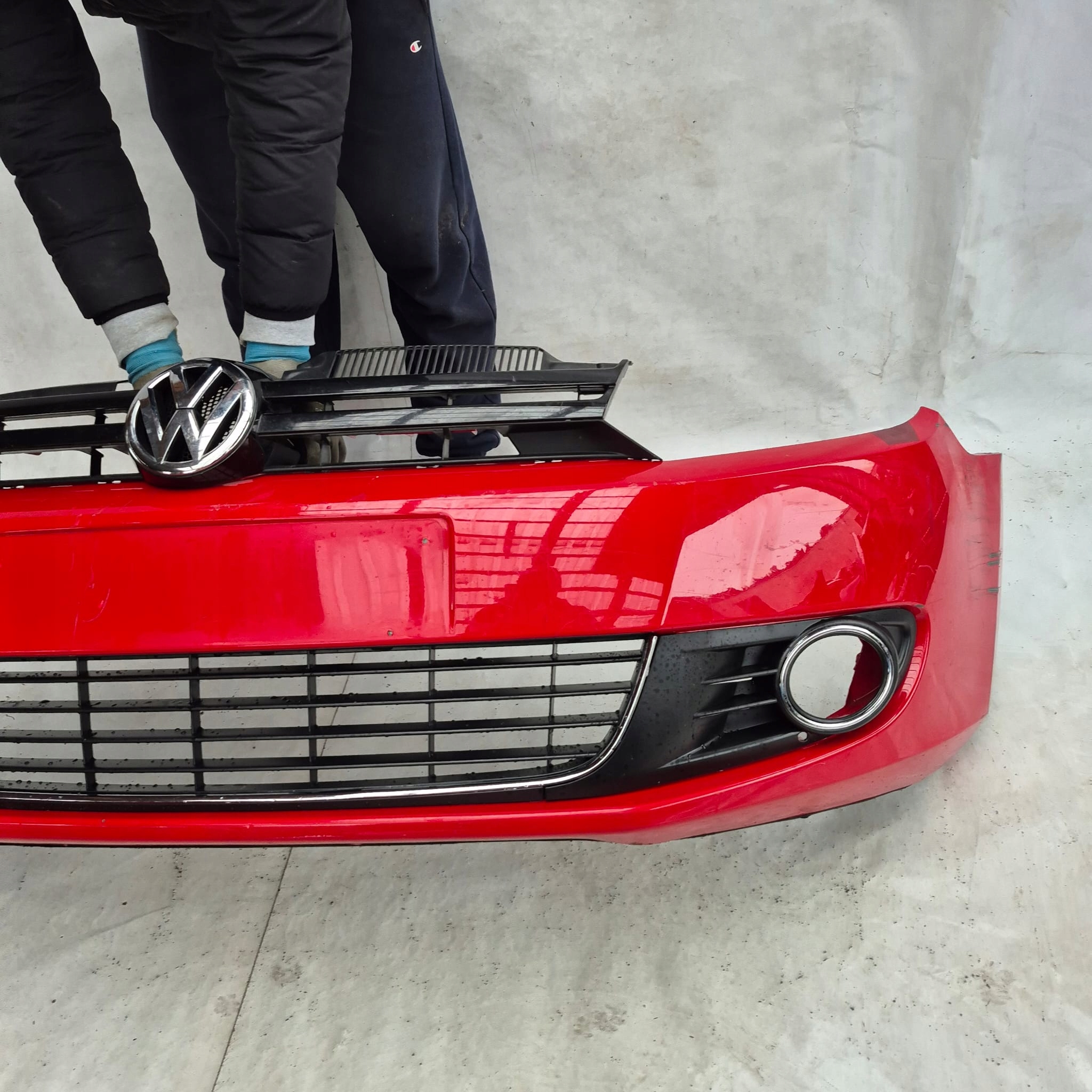 VW GOLF VI HB 08- 5K0 bumper front front grill grid without DZIUR