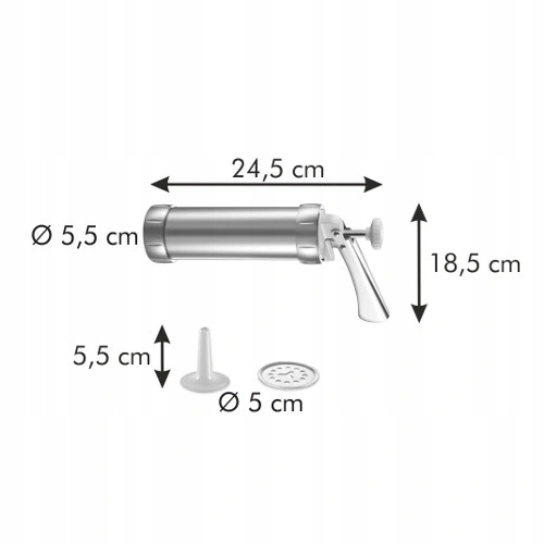 PRASKA DEKORATOR SZPRYCA DO CIASTEK CIASTA TESCOMA Rodzaj dekoratorów pieczątki / stemple do ciastek
