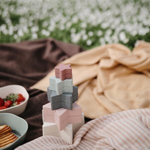 Mushie Piramidka Sensoryczna Gwiazdki - Nesting Star Płeć chłopcy dziewczynki