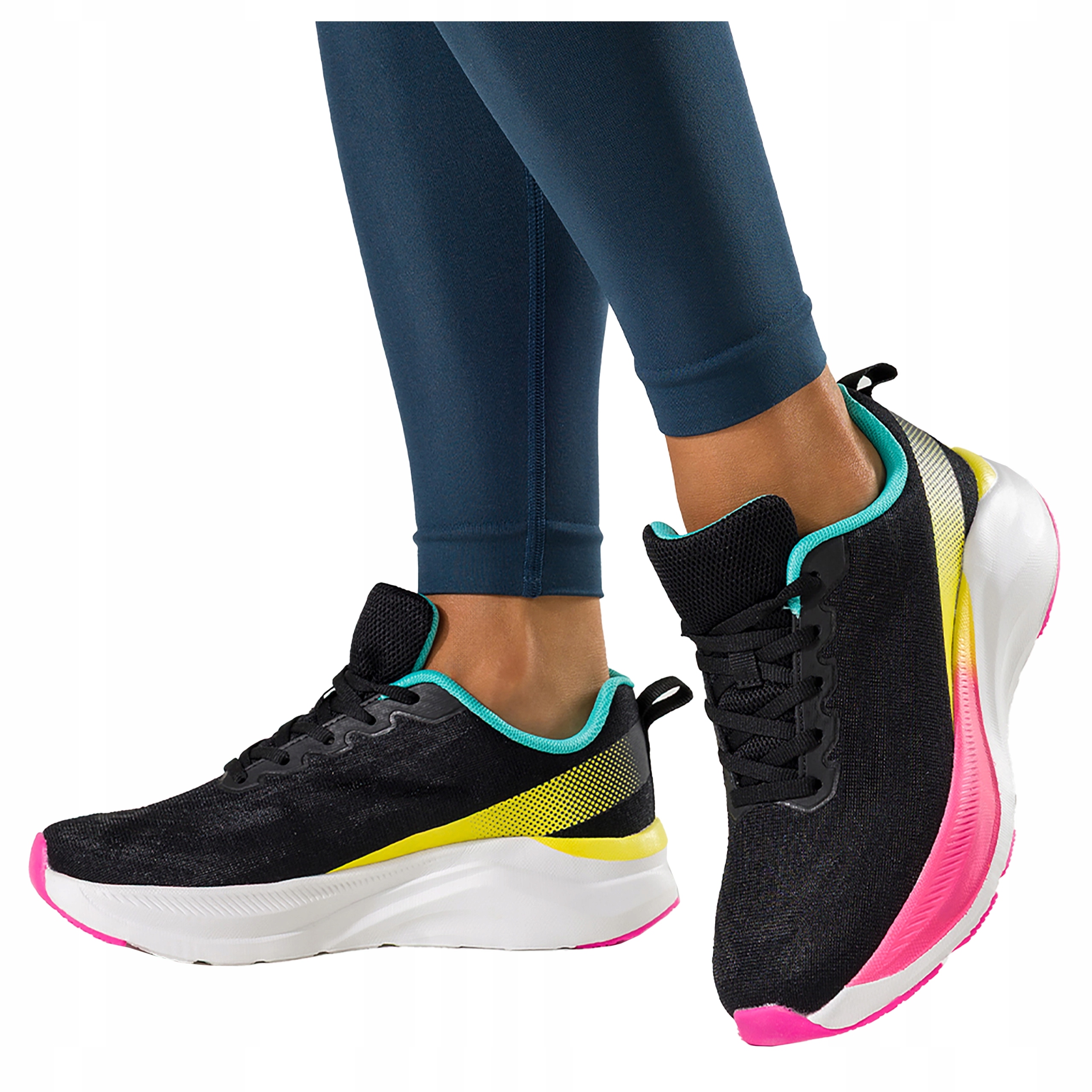 Pohodlné Tenisky Dámské sportovní boty na Trénink, šněrovací, lehké, velikost 37