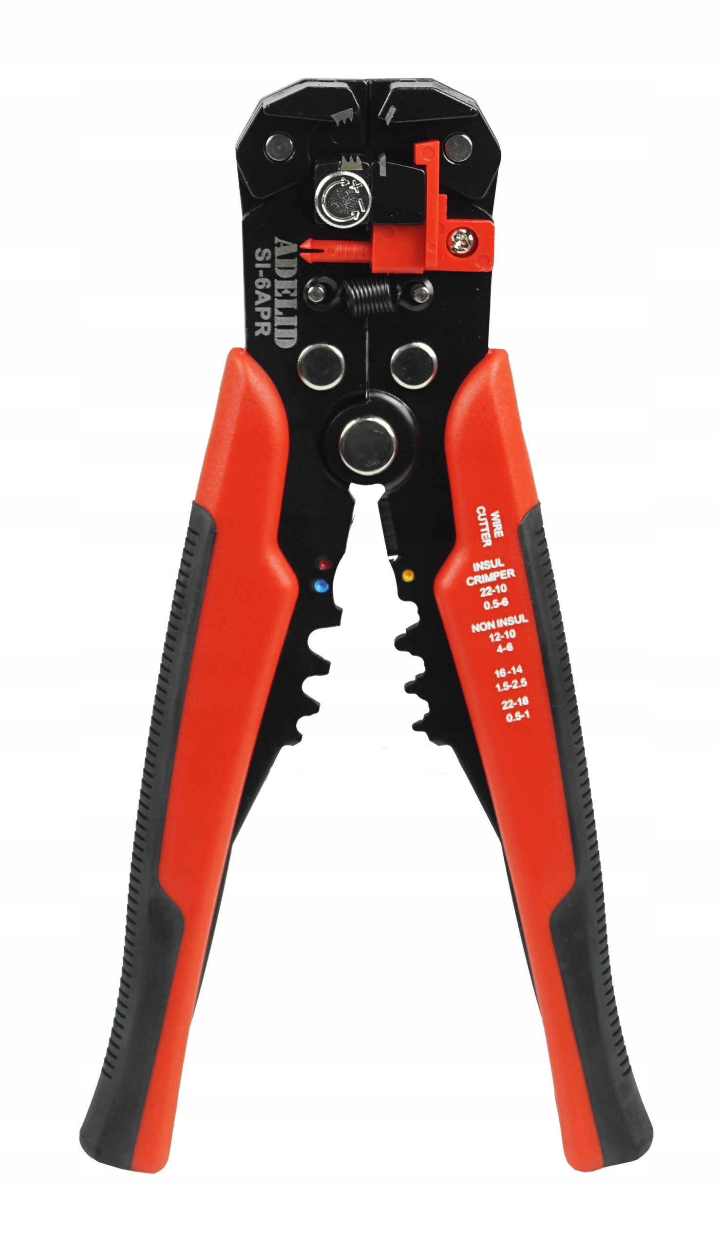 Zaciskarka Adelid 3w1 do ściągania izolacji i zaciskania PRZEWODÓW 0,02 mm² Marka Adelid