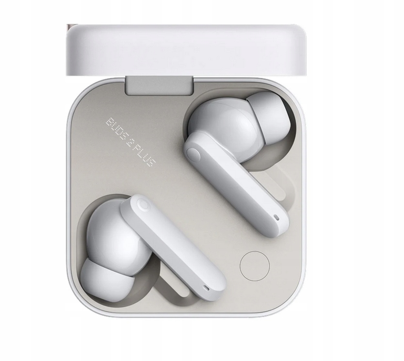 Słuchawki True Wireless dokanałowe Cmf by Nothing Buds 2 Plus Jasnoszare