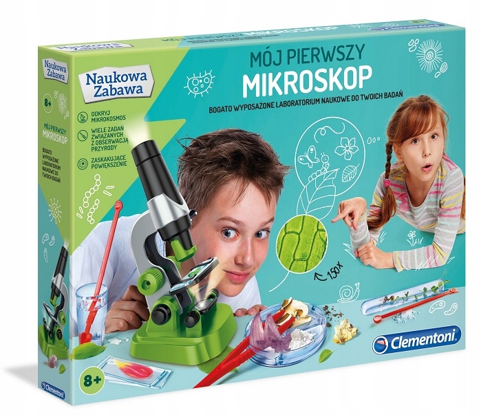 

Clementoni Naukowa Zabawa Pierwszy Mikroskop 50071