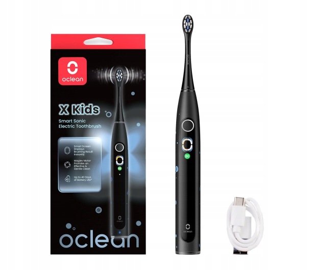 Szczoteczka soniczna Oclean Oclean Szczoteczka soniczna X Kids (czarna)