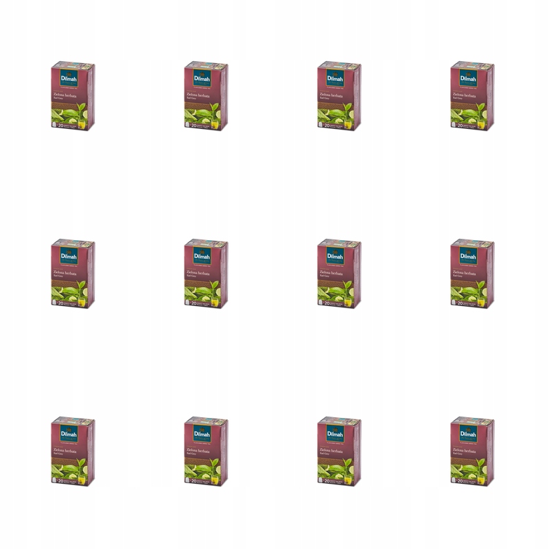 Dilmah Green Tea with Earl Grey [20x1,5g] X12