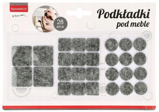 

Podkładki Filcowe Pod Meble Pakiet 28SZT Home Filc