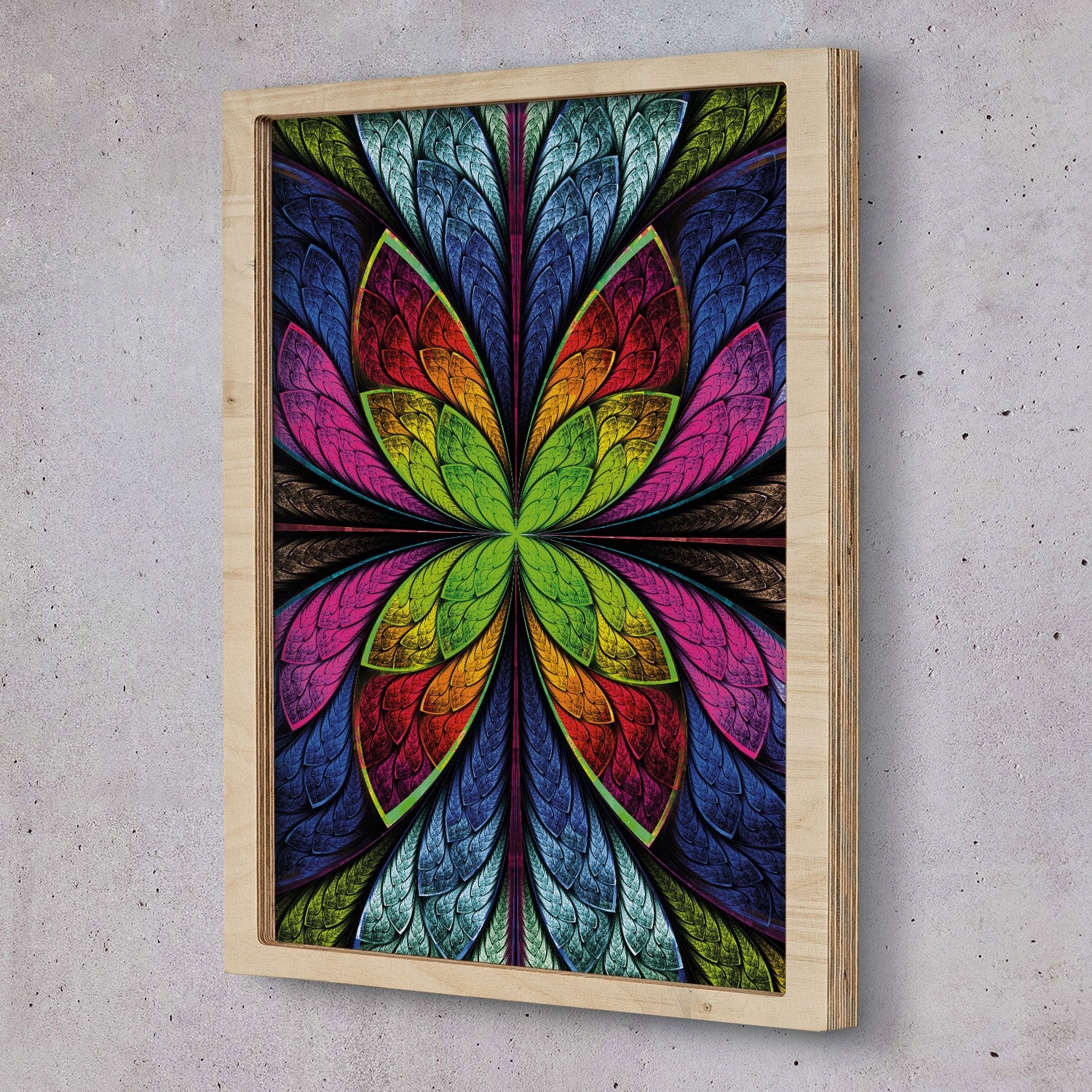 Obraz v rámu na zeď Květ grafika 20x30 cm