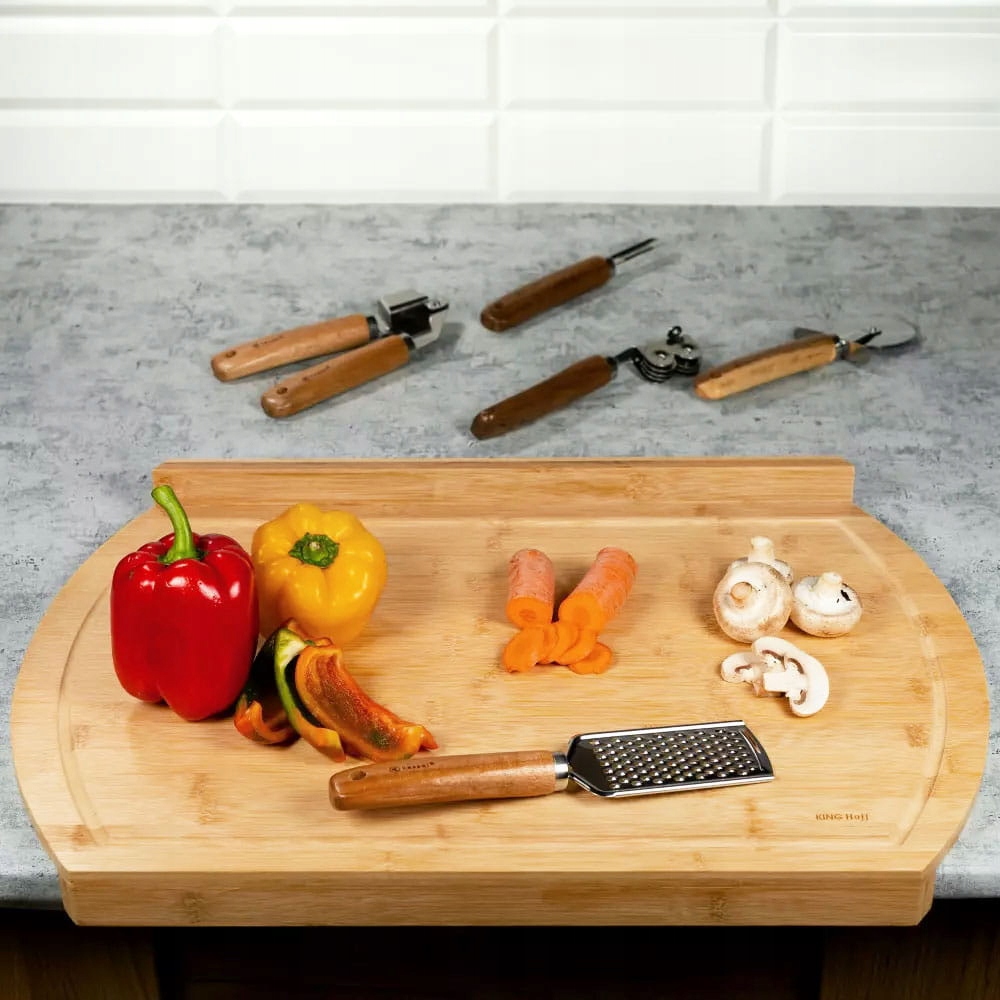 STOLNICA BAMBUSOWA 58x38cm 2-STRONNA KINGHOFF 1685 Stan opakowania oryginalne