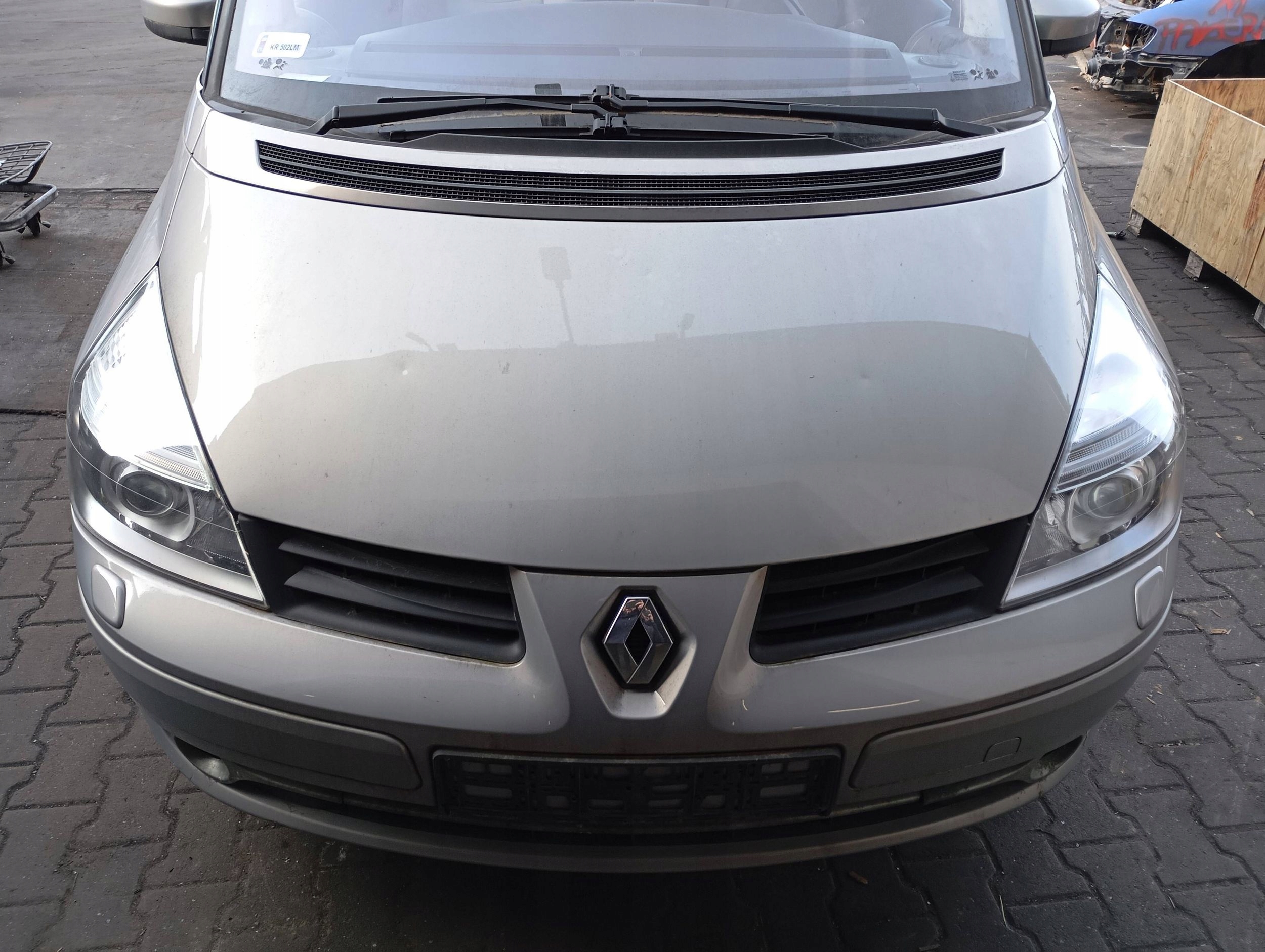 RENAULT ESPACE IV 4 front bumper fender bonnet light XENON radiator TEA19