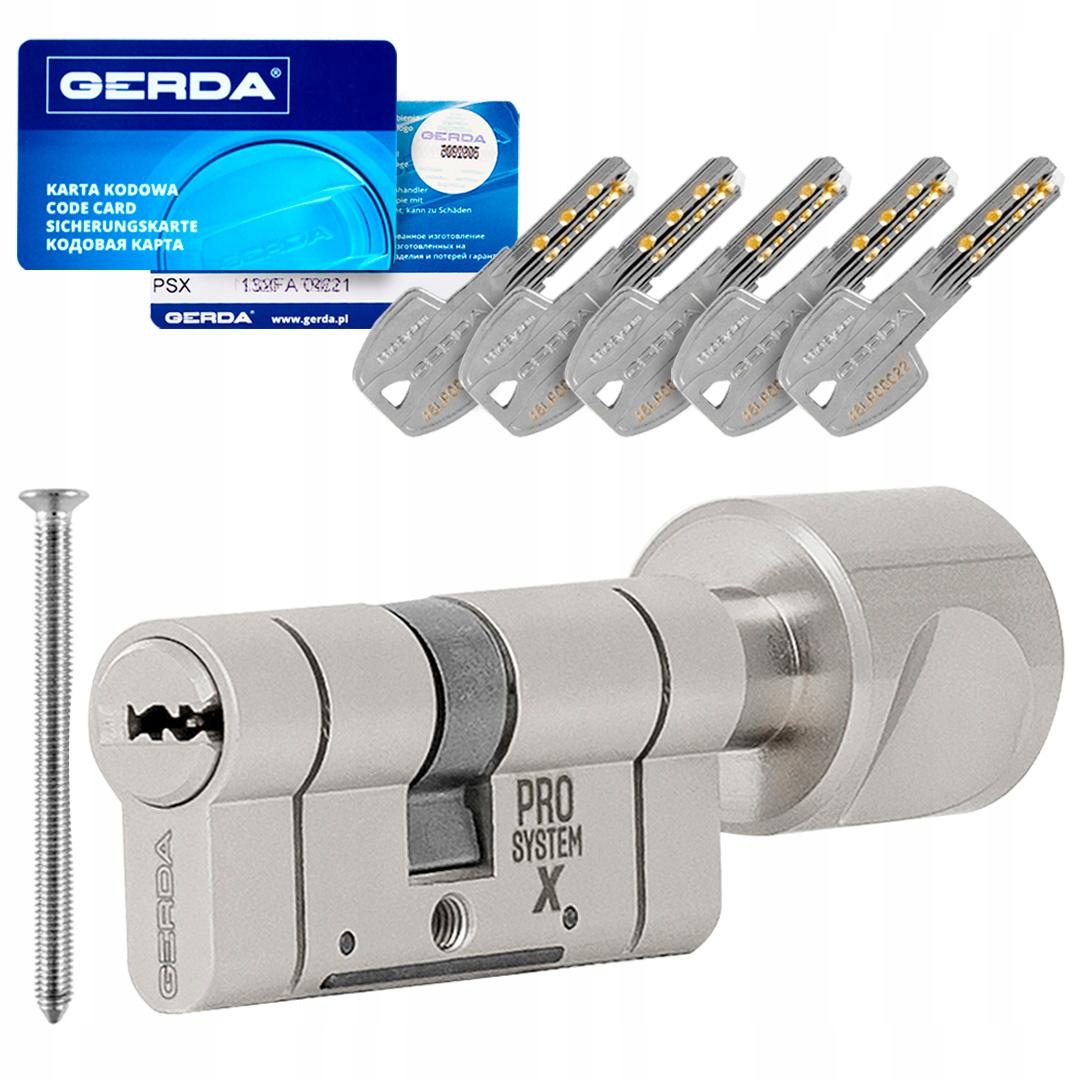 Vložka s gombíkom G55/45 Pro systém nikel Gerda Psx