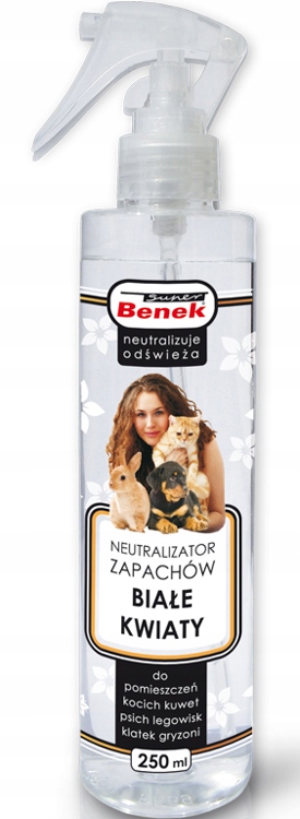 

Neutralizator zapachów Białe Kwiaty spray 250 ml
