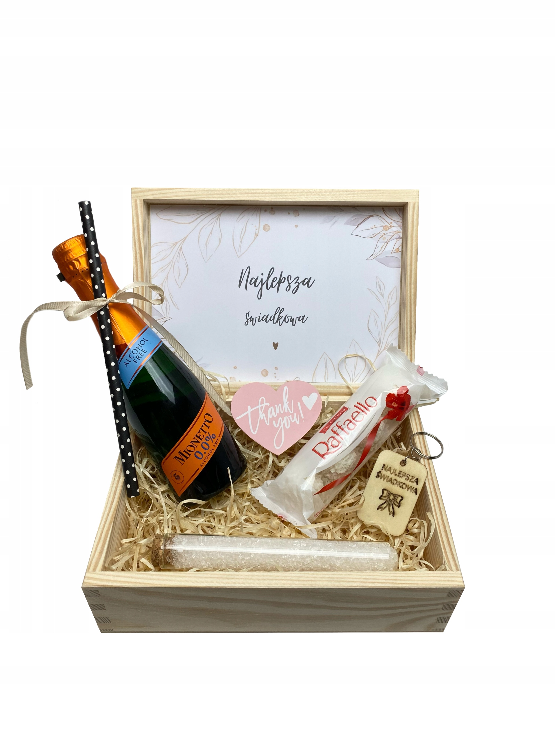PODZIĘKOWANIE DLA ŚWIADKOWEJ SKRZYNKA BOX PREZENT ŚLUB