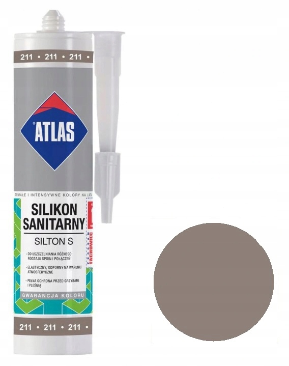 

Atlas Silikon Silton S 280ml 211 Cementowy
