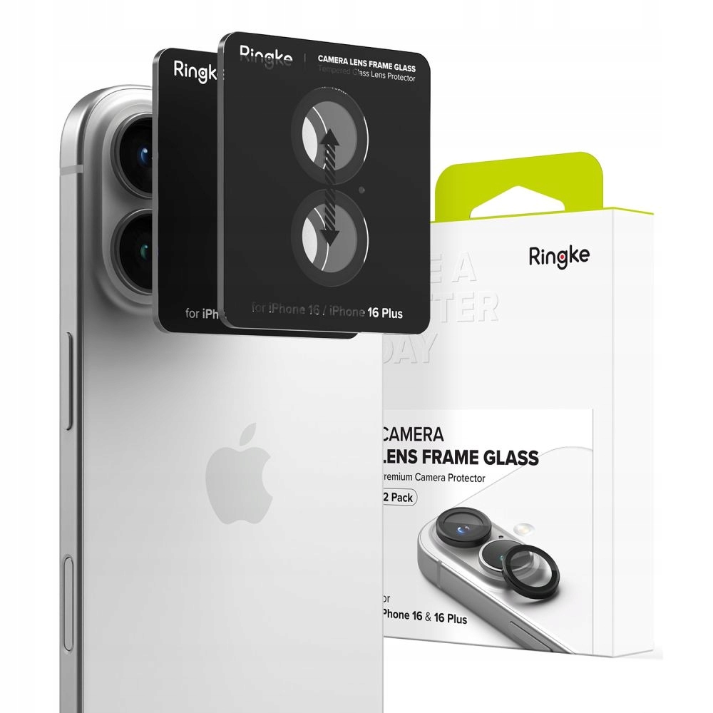 Osłona Aparatu Iphone 16 16 Plus Ringke Camera Frame Protector 2-PACK