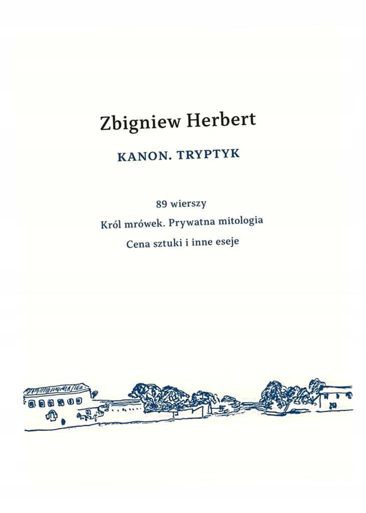 КАНОН. ТРИПТИХ ЗБИГНЕВ ГЕРБЕРТ