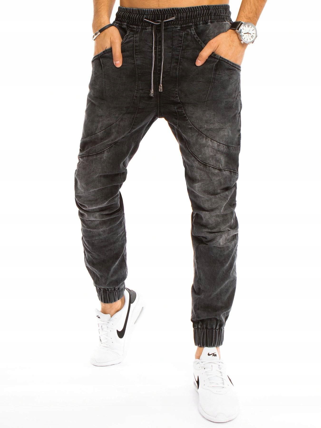 

Męskie Spodnie Jeansowe Typu Jogger ux3214 - 31