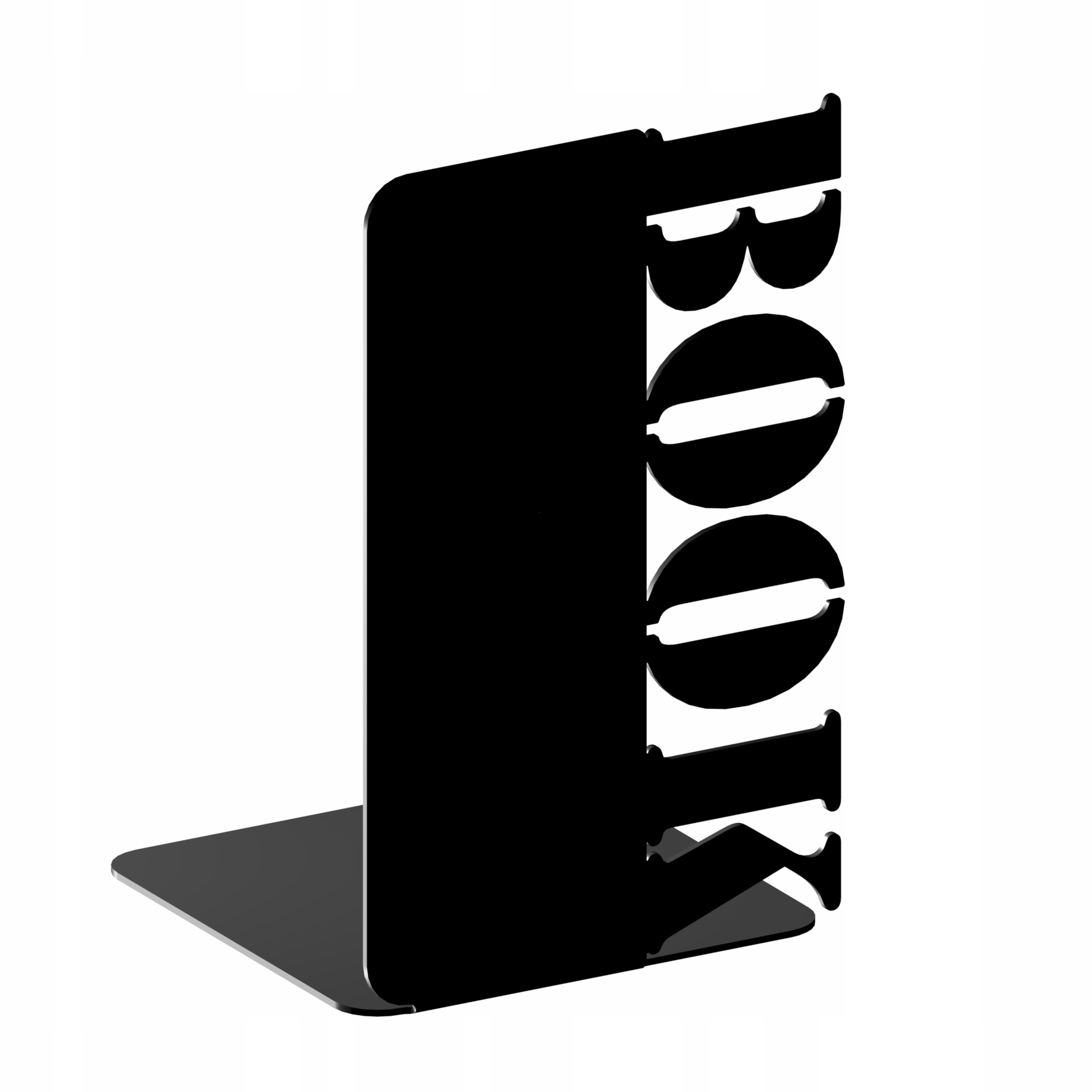 

Podpórka do książek Book czarna struktura AD05
