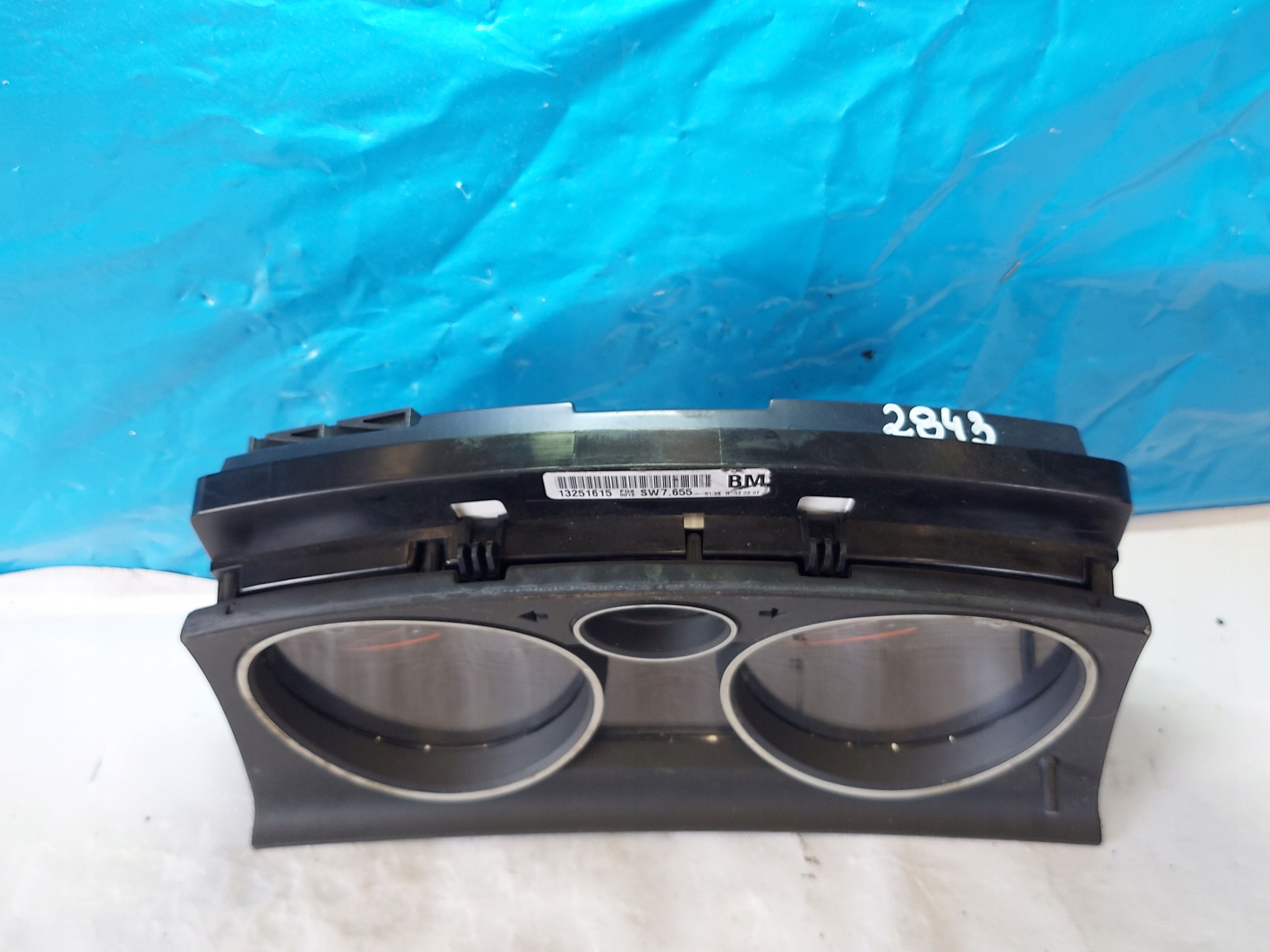 dials clock ZAFIRA B 1.9 CDTI 13251615