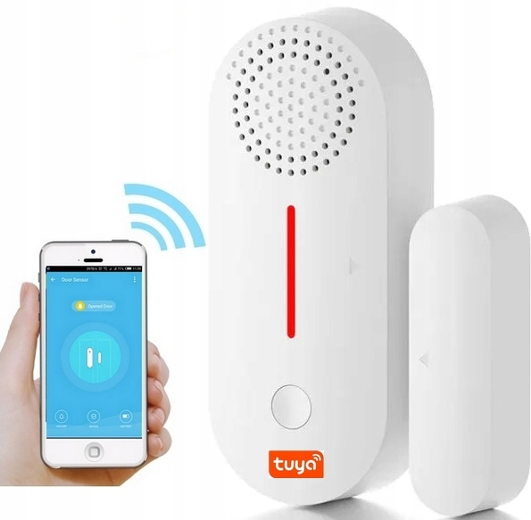 

Czujnik Sensor Otwartych Drzwi Okna Tuya Wifi Alar