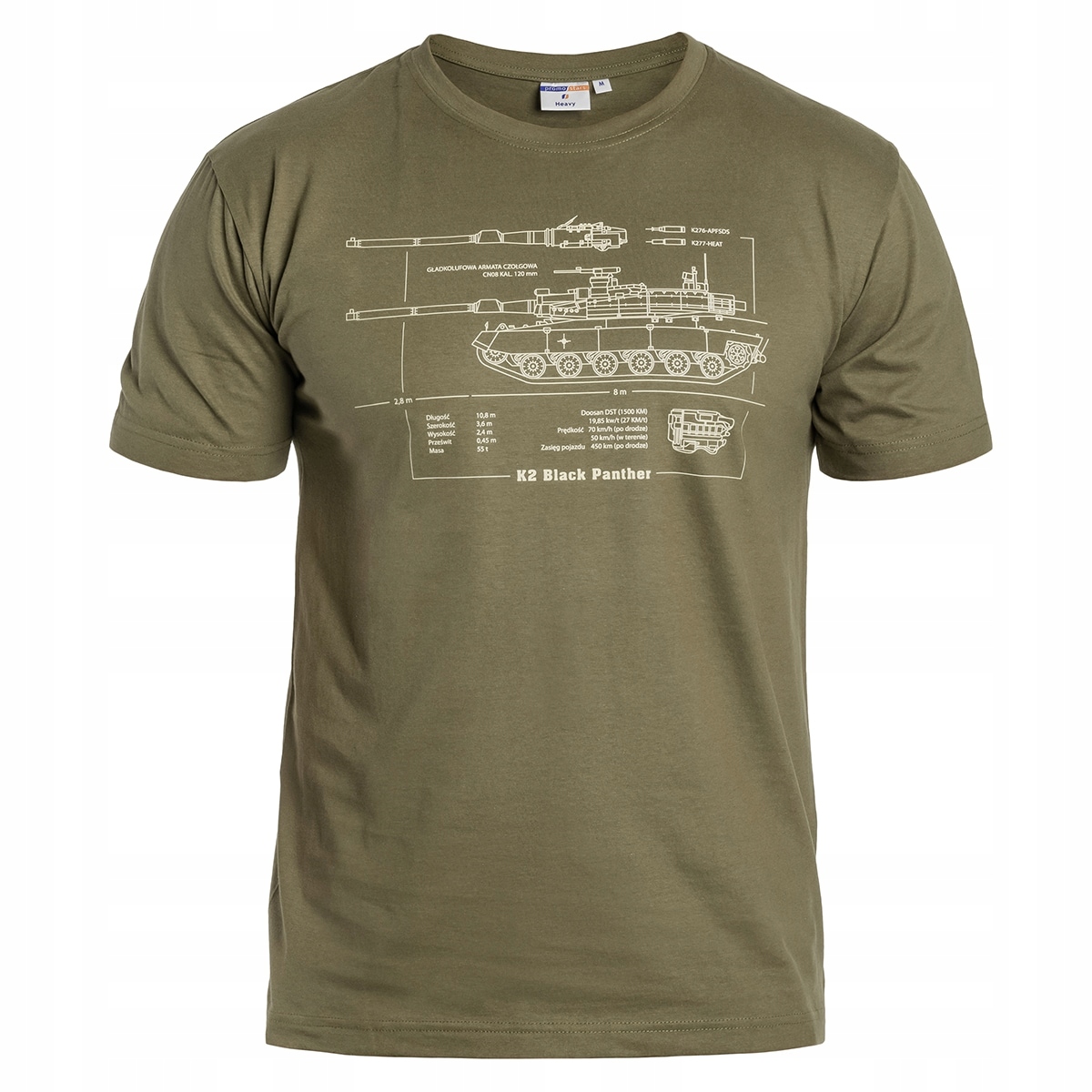 

Koszulka T-shirt K2 Black Panther Olive XL