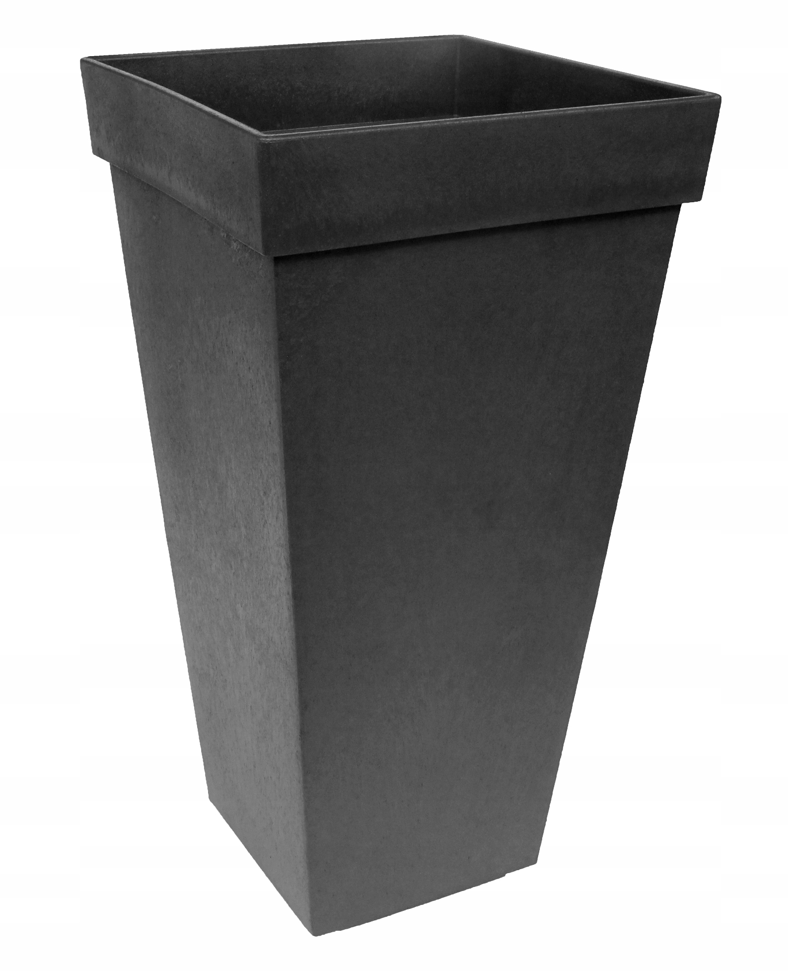 

Donica Eco na balkon czarna duża wkład rant 50 cm