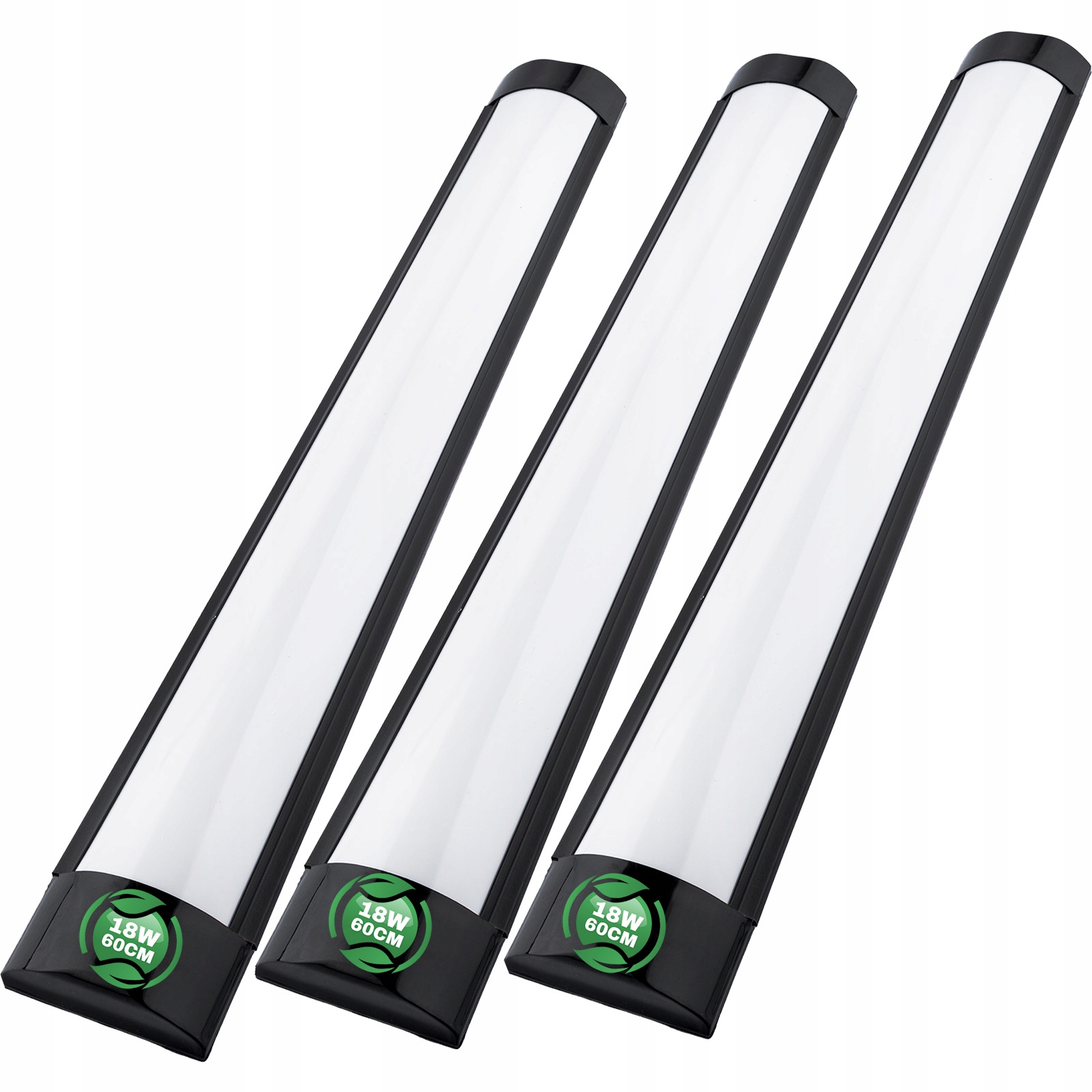 

3x Lampa Natynkowa Led Do Garażu Świetlówka 60cm