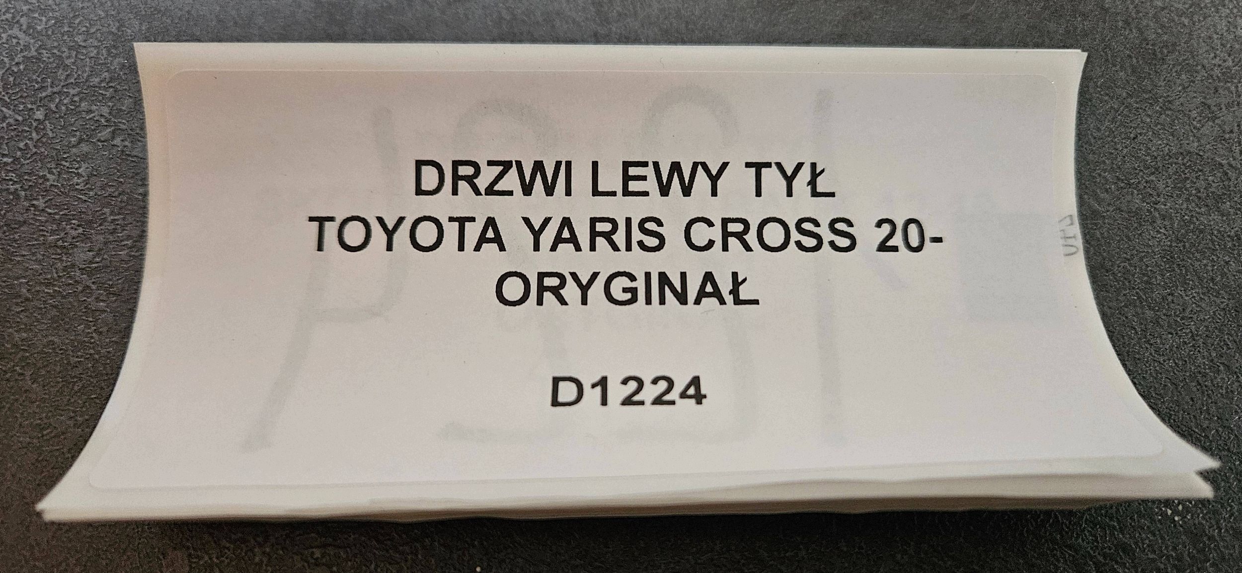 tür links heck TOYOTA YARIS CROSS 20- original