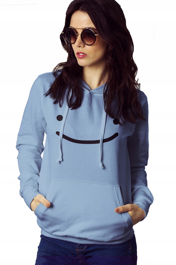 

Bluza damska Dream kangurka Minecraft błękitna L